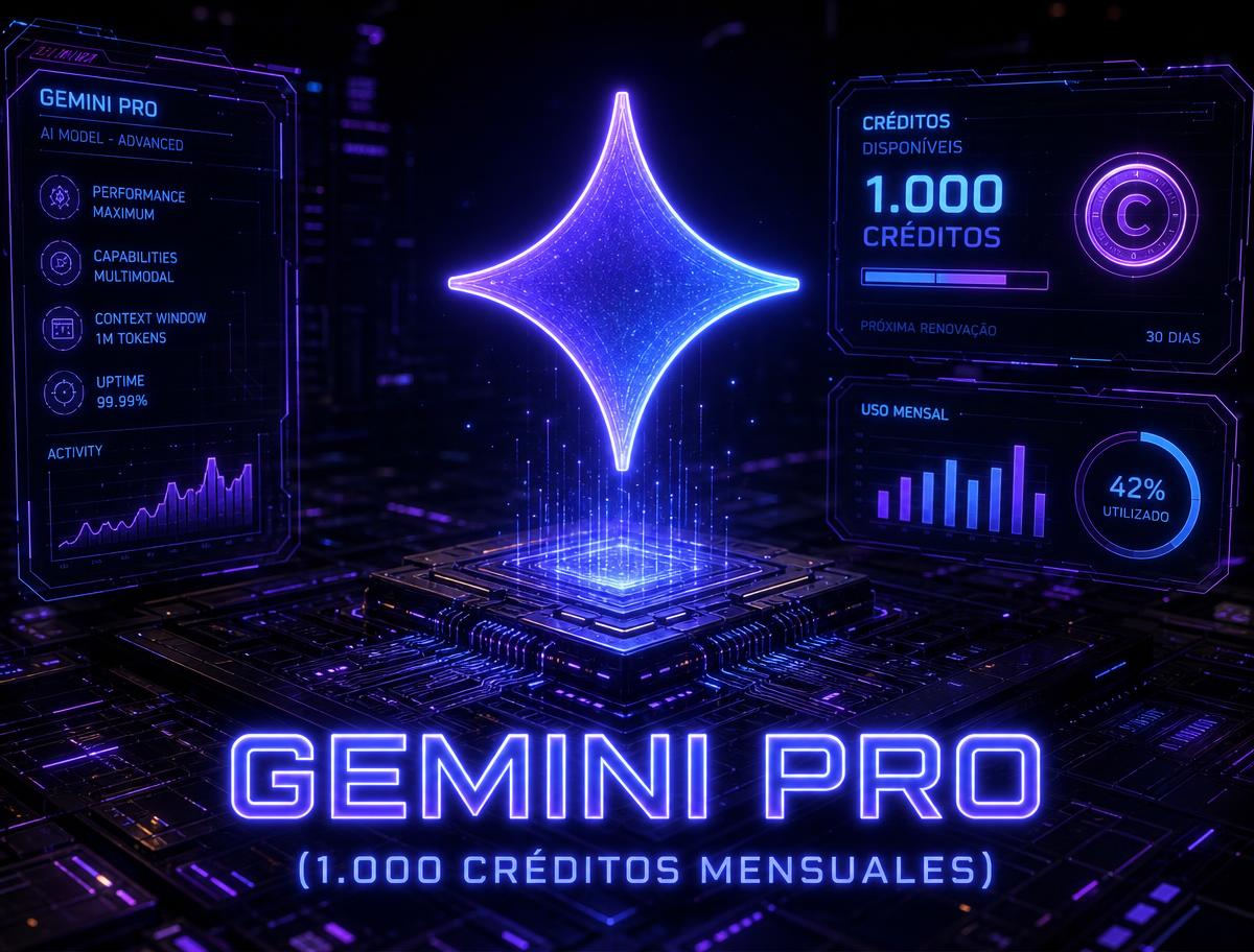 Portada azul violeta de Gemini Pro